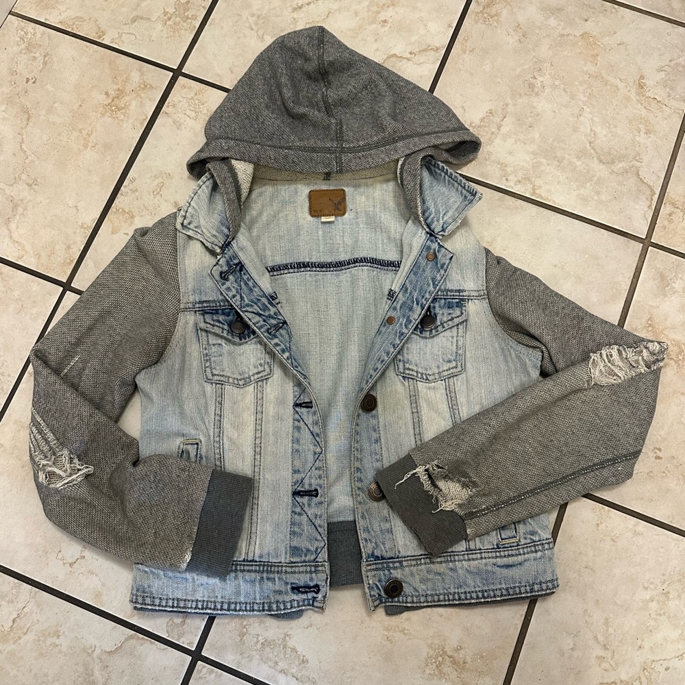 American eagle distressed jacket